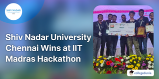 Shiv Nadar University Chennai Wins at IIT Madras Hackathon; Winners Get Prizes worth INR 8 Lakhs